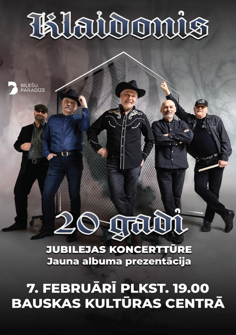 “Klaidonis” ar koncertu atzīmēs 20 gadu jubileju