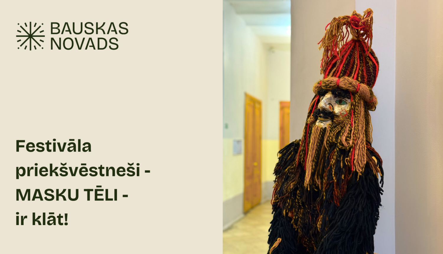 Bauskas pilsētvidē var sastapt masku tēlus