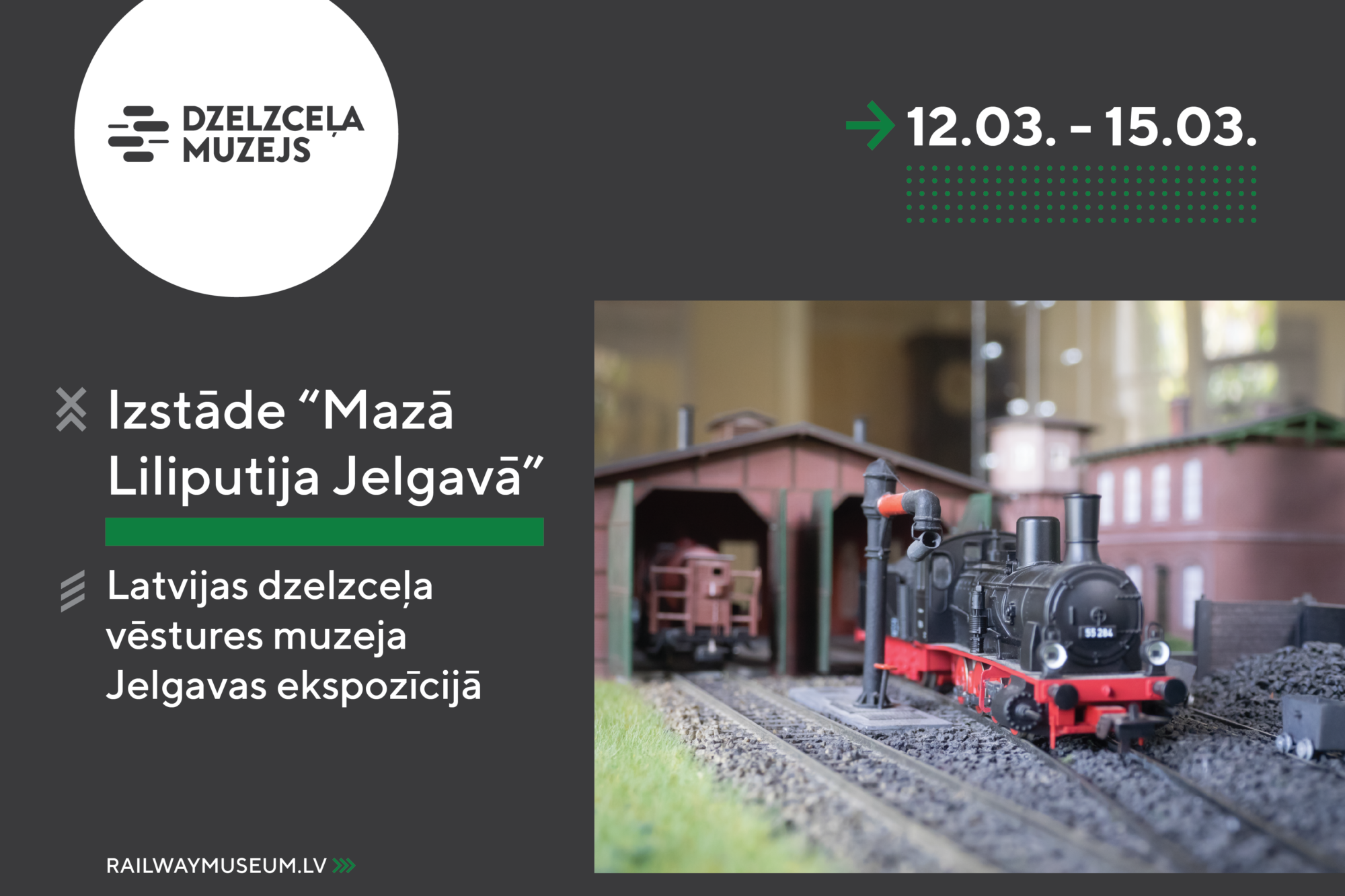 Latvijas dzelzceļa vēstures muzejs skolēnu pavasara brīvlaikā aicina iepazīt dzelzceļa modeļu un rotaļlietu pasauli Jelgavas ekspozīcijā