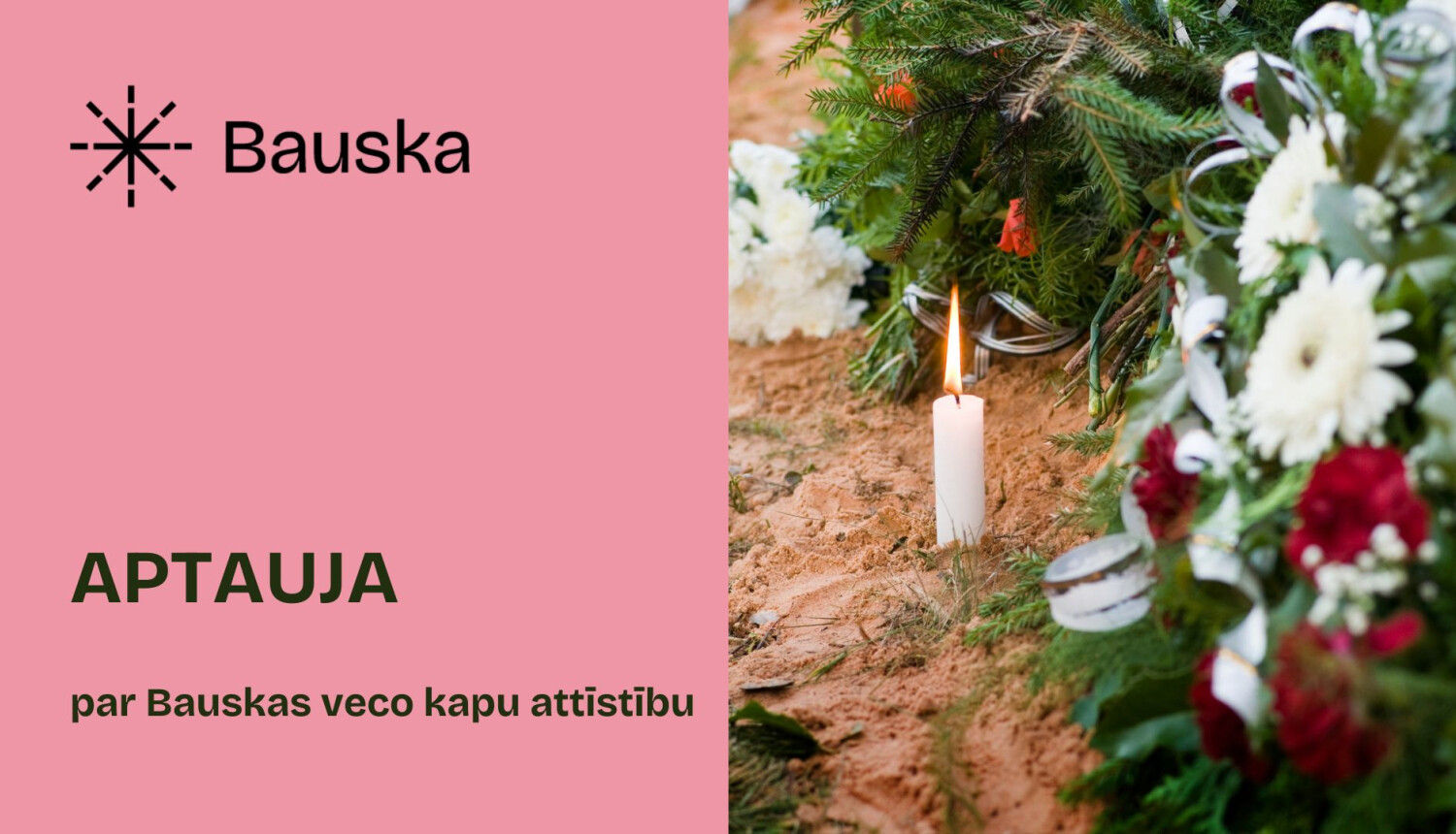 Iedzīvotāji aicināti piedalīties aptaujā par Bauskas veco kapu attīstību