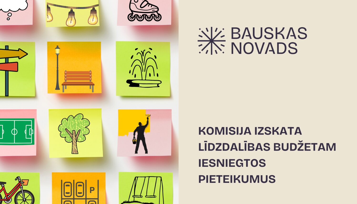 Bauskas novada līdzdalības budžeta konkursā iesniegti 15 pieteikumi