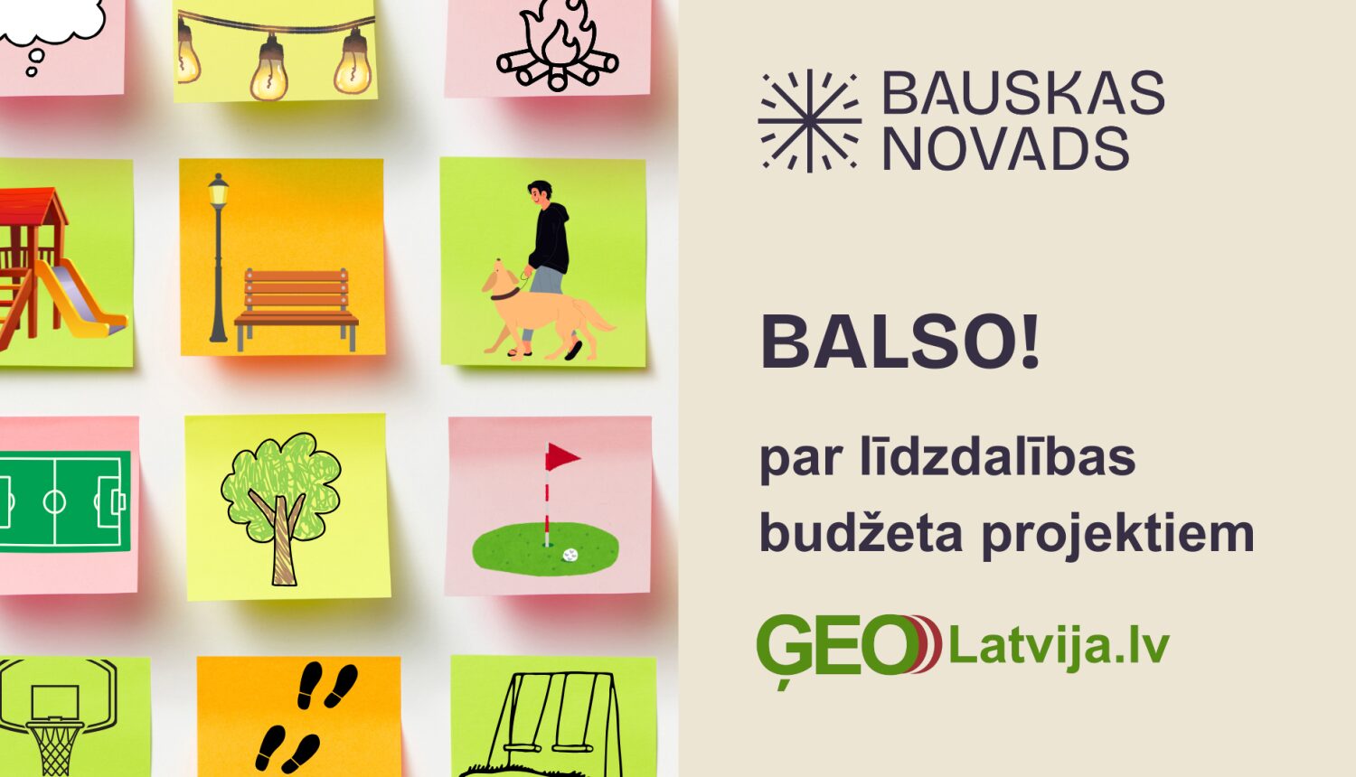 Aicinām balsot par 2025.gada līdzdalības budžeta projektiem