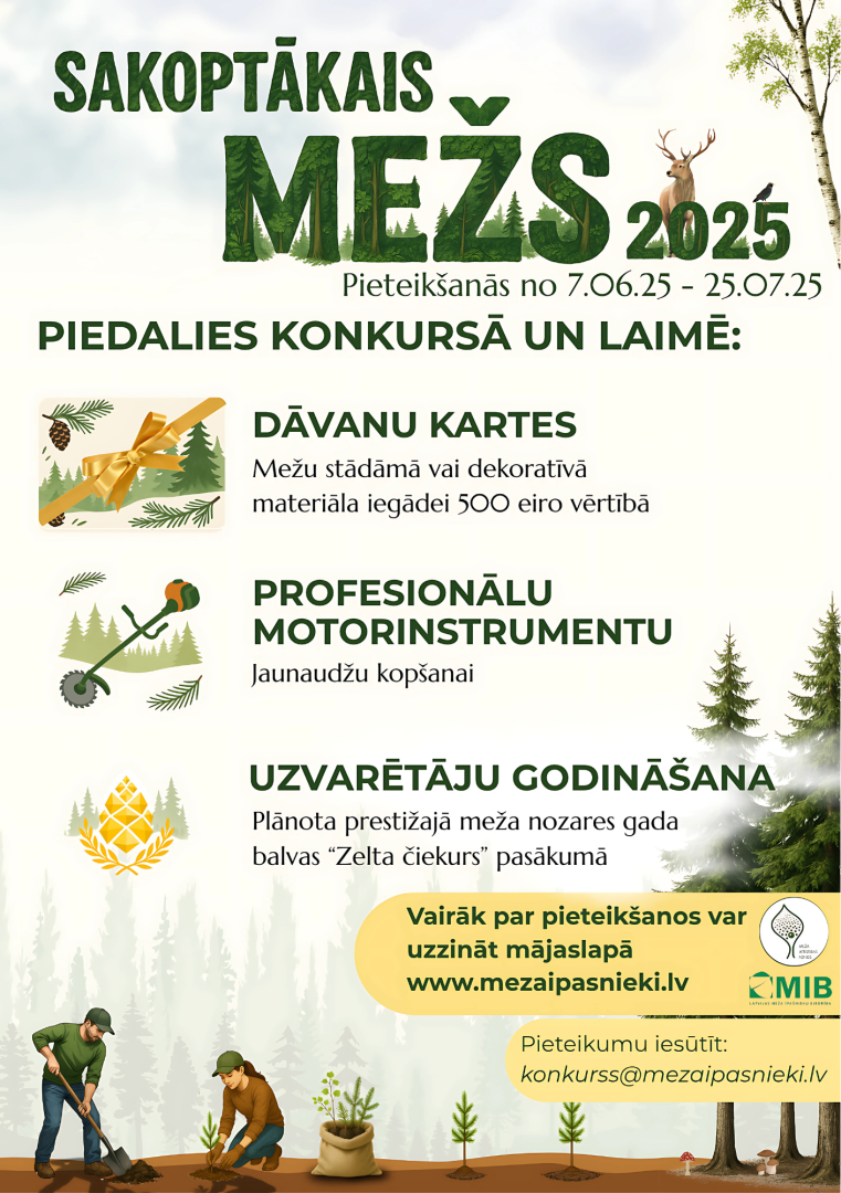Izsludināta pieteikšanās konkursam 
