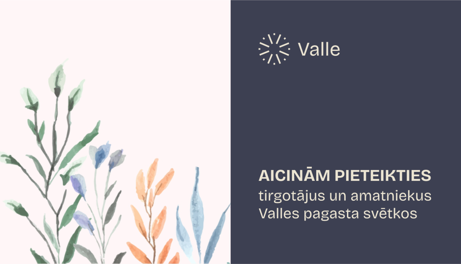 Atvērta tirgotāju pieteikšanās 2025.gada Valles pagasta svētkiem