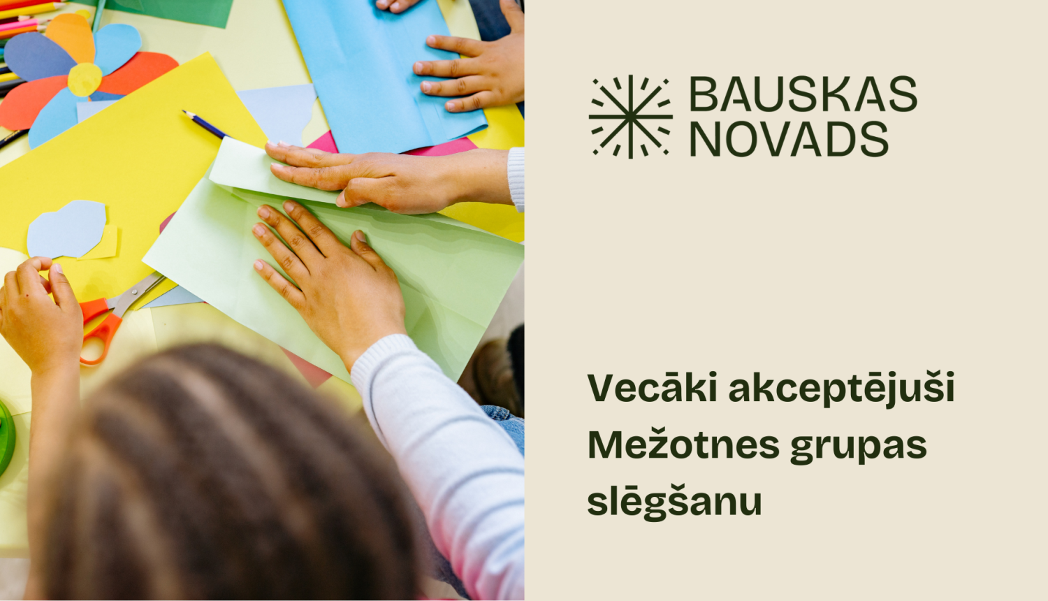 Mežotnē plāno slēgt pirmsskolas grupu