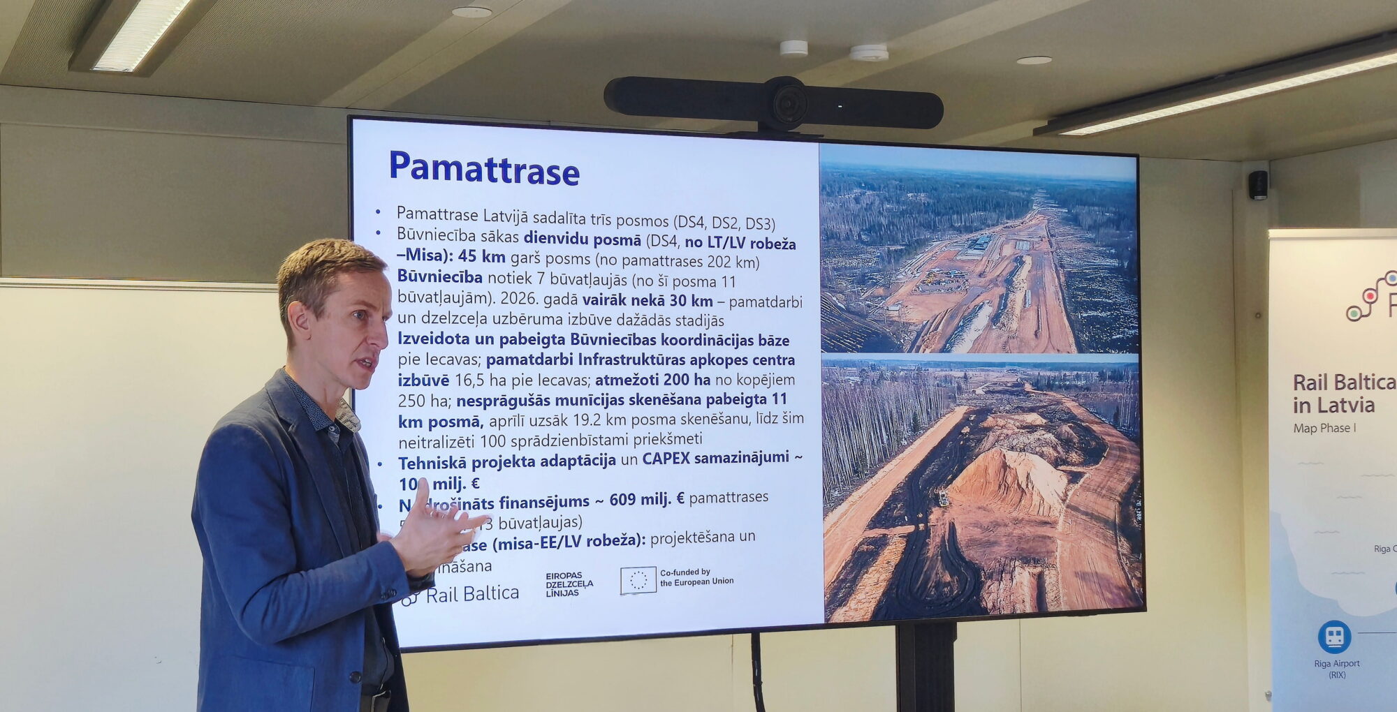 Ar iecavniekus pārstāvošām padomēm pārrunā Rail Baltica projekta virzību