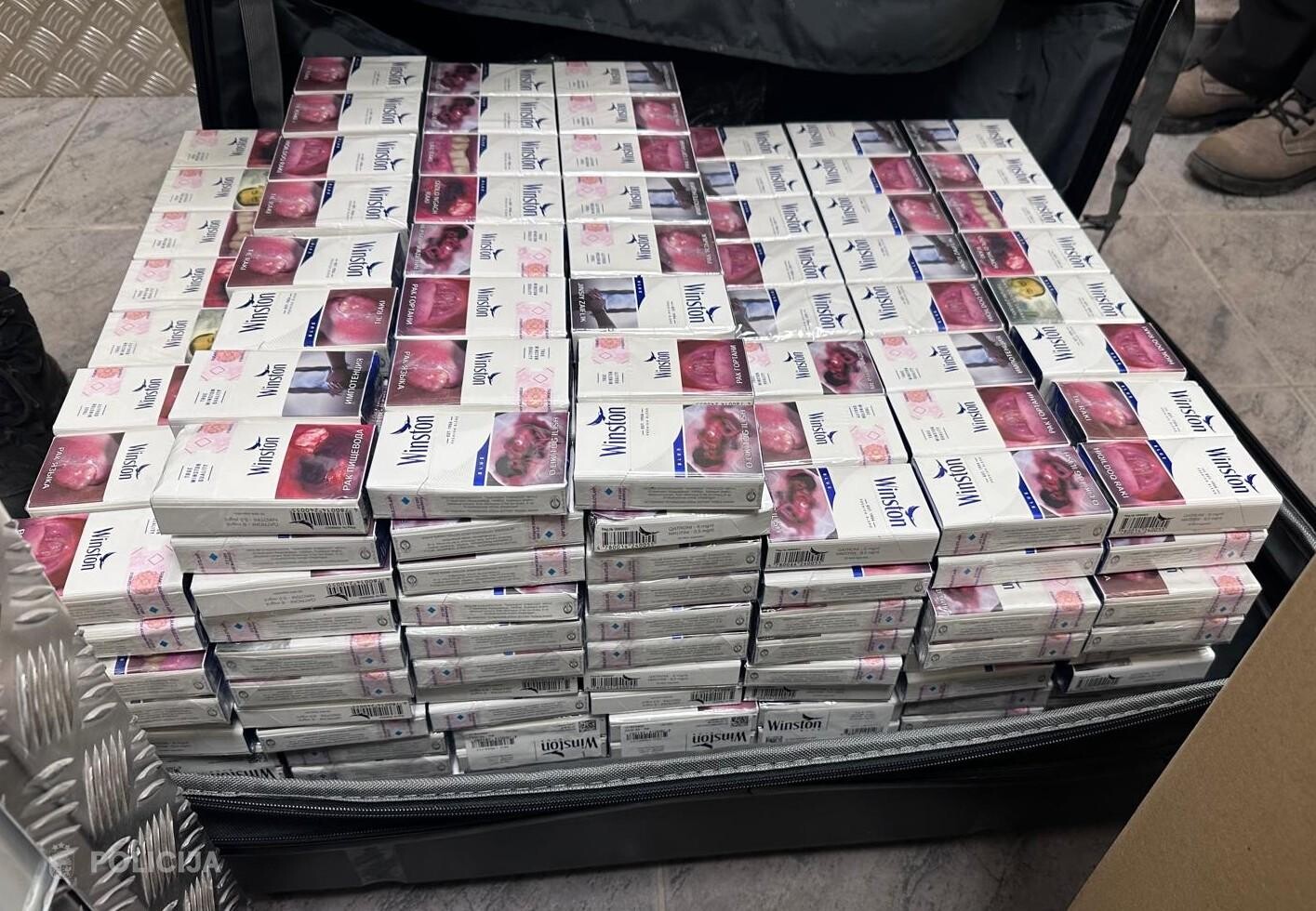 Policija mazina nelegālo cigarešu apriti