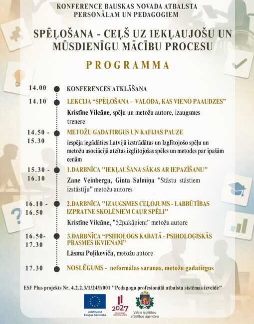 Iedvesmos pedagogus uz spēļošanu