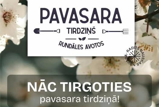Tirgotāji var pieteikties Pavasara tirdziņam